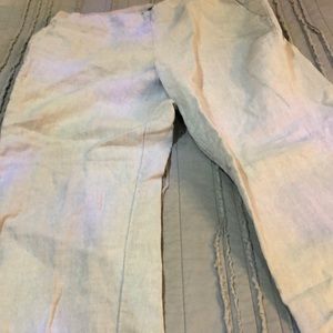 J Jill Tan Linen Capri